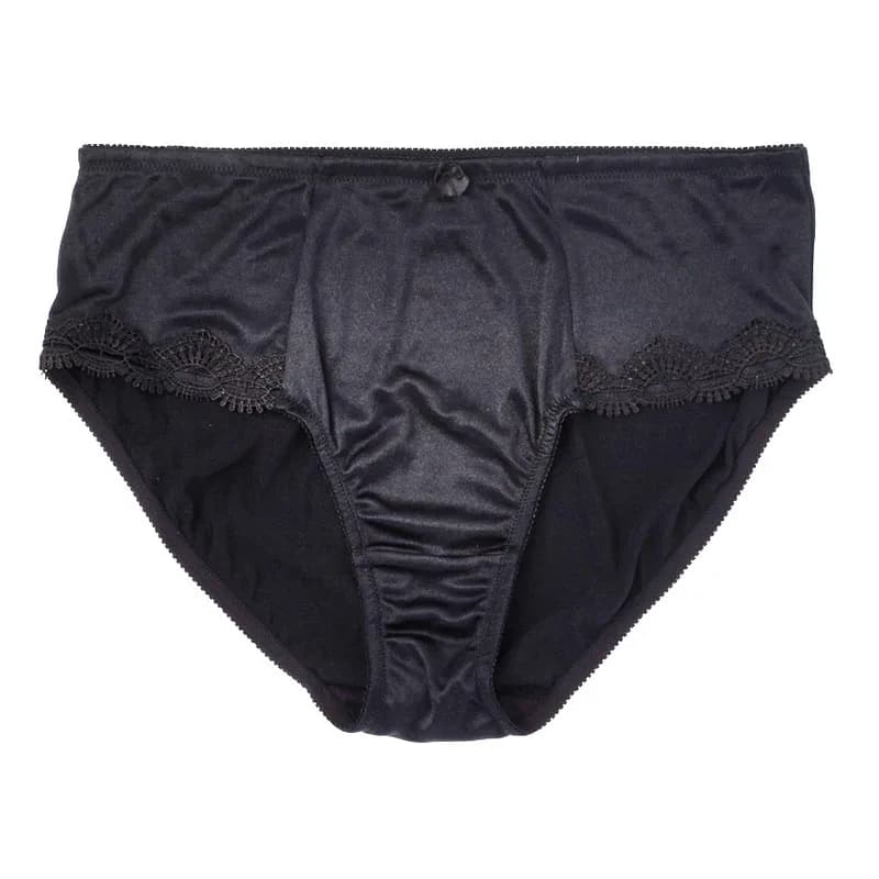 Culotte taille haute pour femmes, sous-vêtements, Lingerie, couleur violet/bleu/rouge/rose/noir, gra