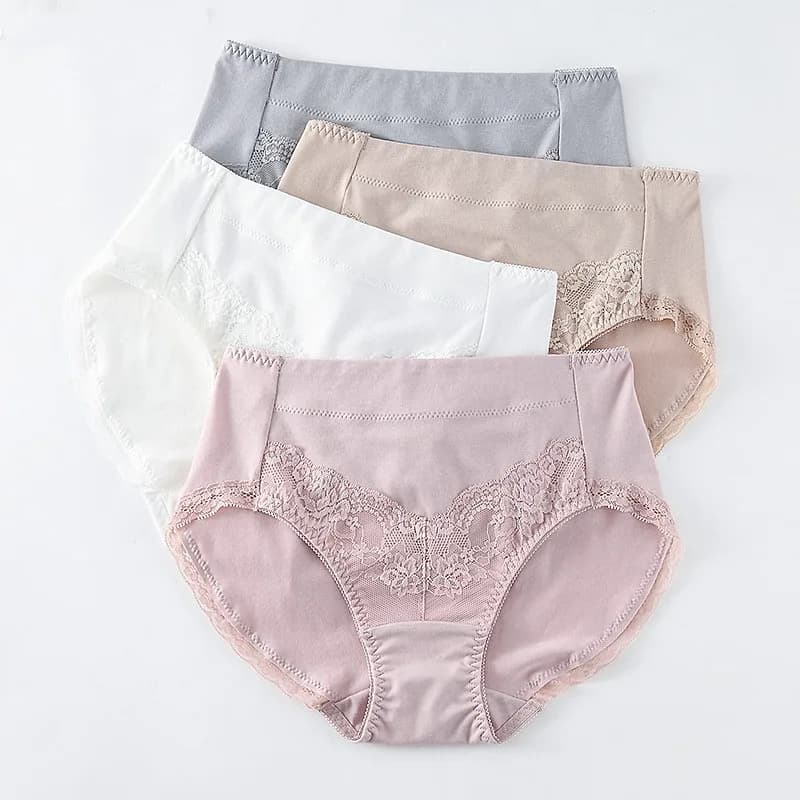 RUIN LN-Culotte en coton avec côté en dentelle pour femme, sous-vêtement, 600 pièces