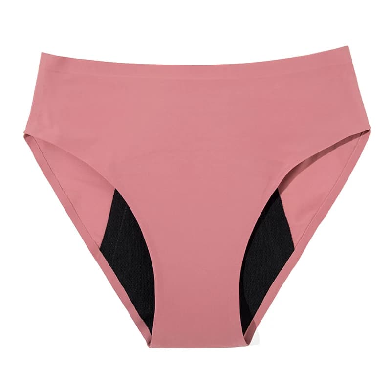 Culottes Menstruelles Invisibles sans Couture Noir Coton Ultra Absorbante pour Femmes/Lavables Réuti
