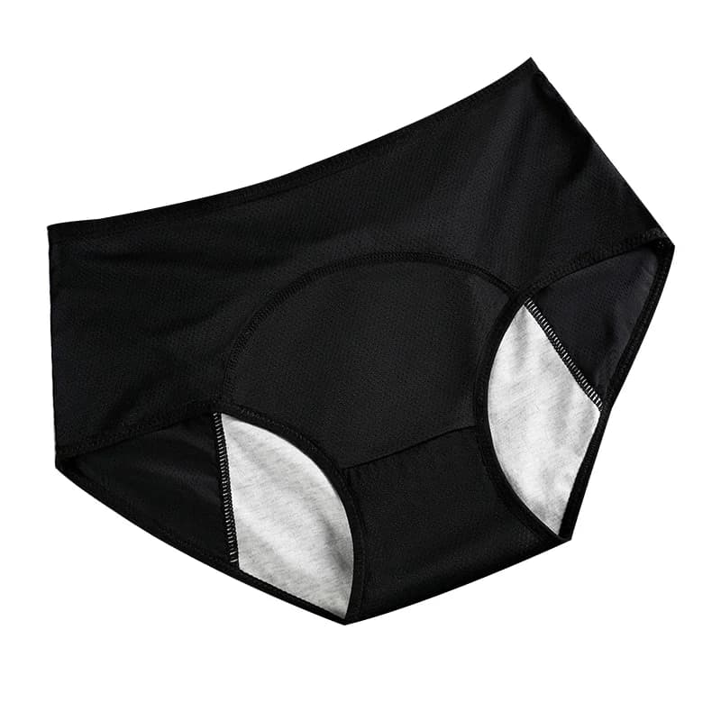 Culotte menstruelle grande taille pour femme, 3 tailles, slip anti-fuite, sous-vêtement taille haute