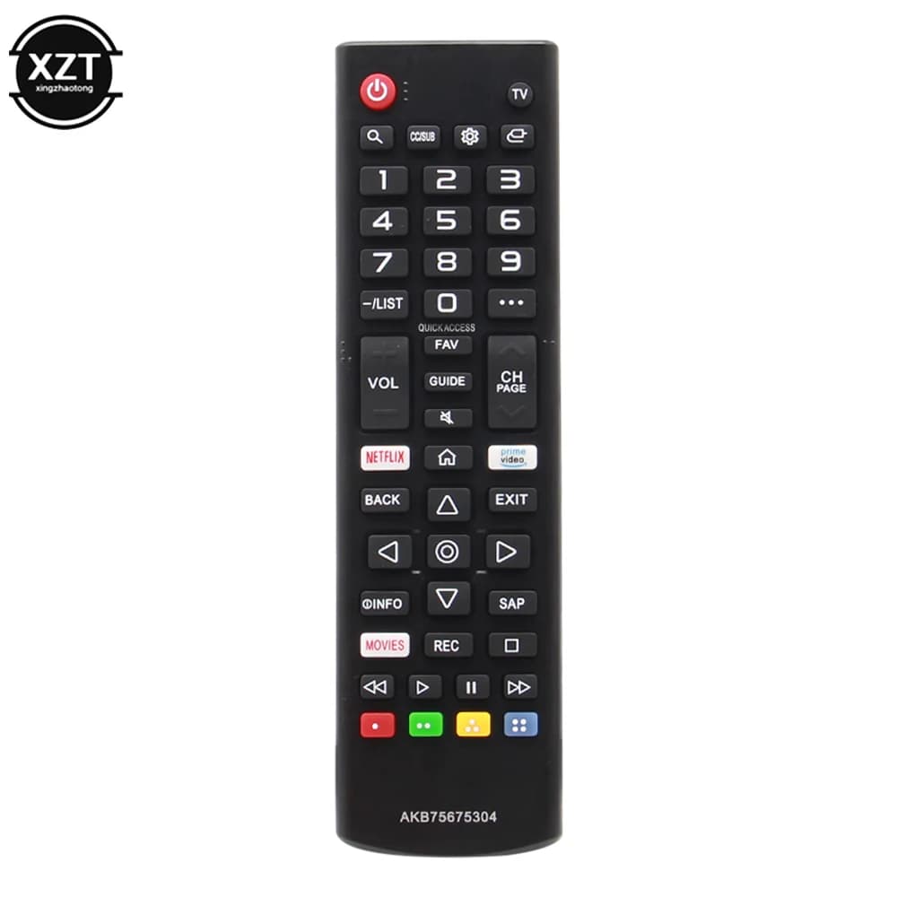 Télécommande avec applications vidéo NETFLIX Prime, AKB75675304, Smart TV, UM, LM, LK, trucs, UK, UJ