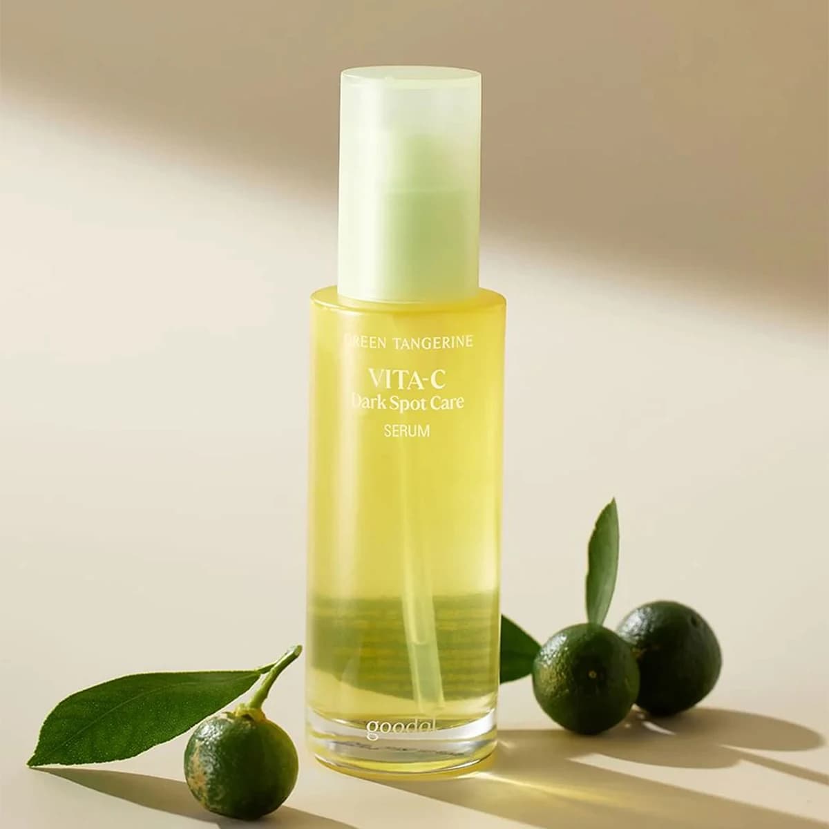 Sérum à la vitamine C à la mandarine verte GOODAL, sérum léger, réduit la terne, protection antioxyd