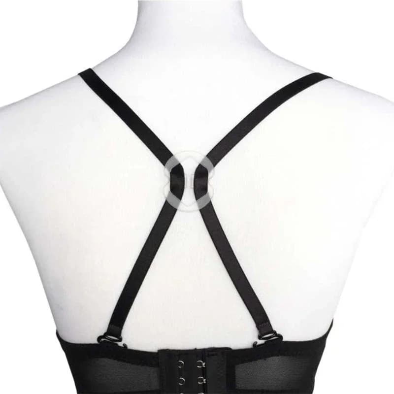 Boucles en plastique pour sangle soutien-gorge, 9 pièces, antidérapantes, résistantes à l'exposition