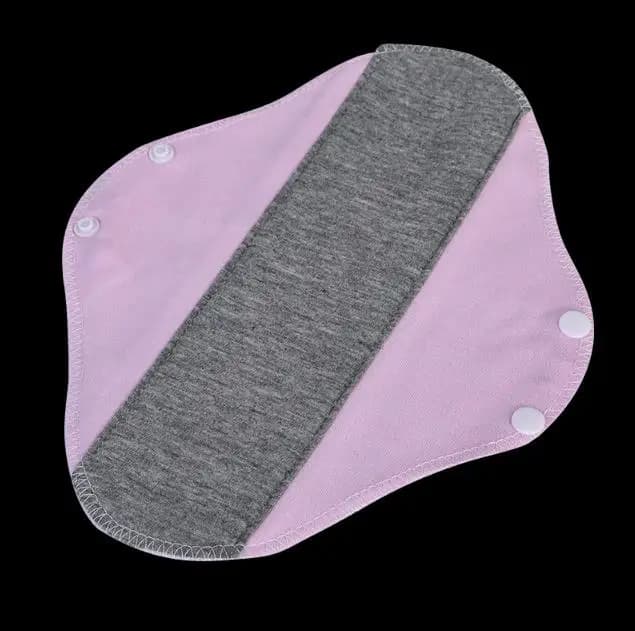 Serviettes hygiéniques lavables réutilisables pour adultes, protège-slips doux antidérapants en tiss
