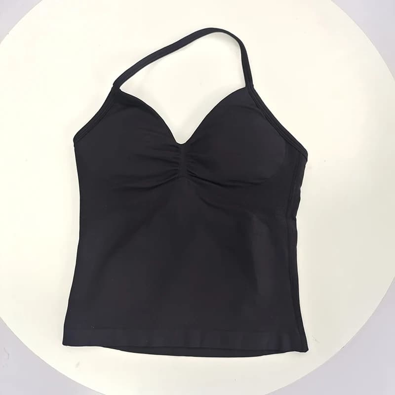 Soutien-gorge de sport Sexy pour femmes, Design dos ouvert, tissu extensible respirant pour le Yoga,