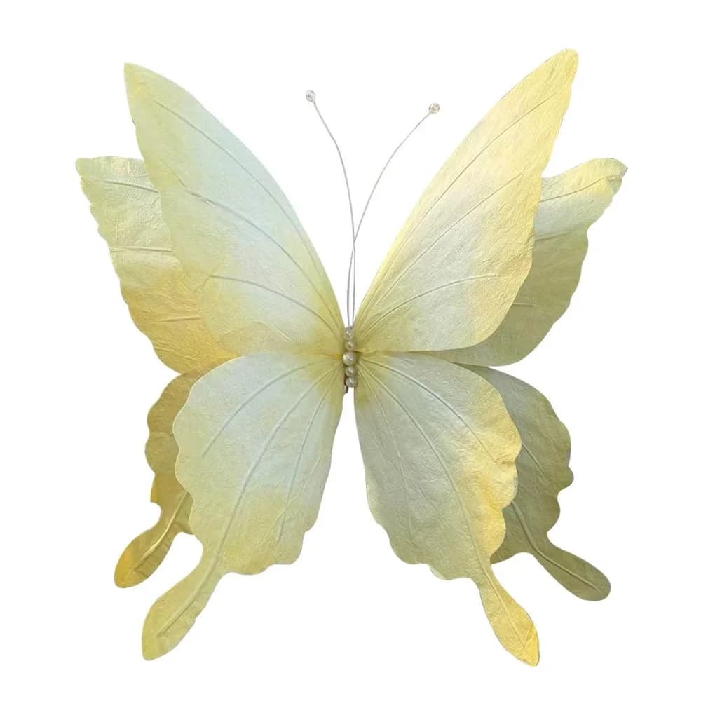 Grande Décoration Papillon Tridimensionnelle, Ornements Papillons Colorés de Grande Taille, Design S