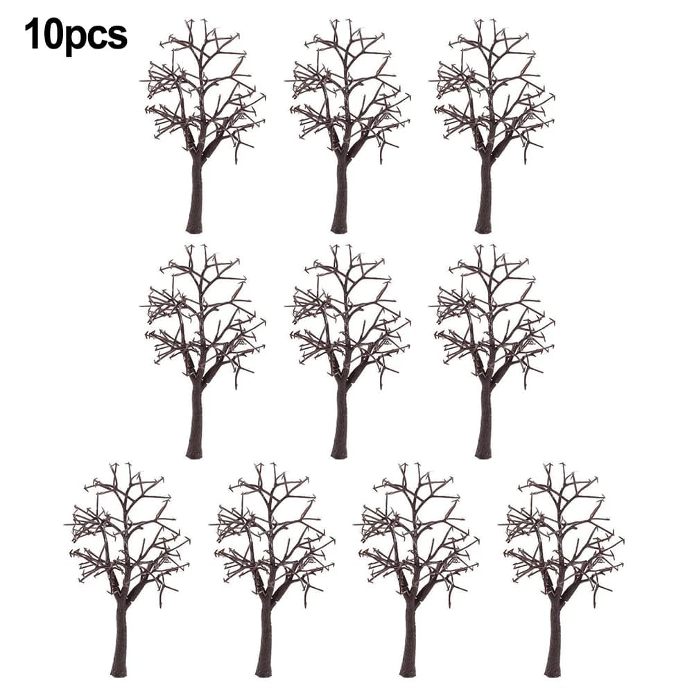 10 pièces 12cm modèle arbres paysage décor 1:75 modèle nu arbre coffre Train disposition arbre const