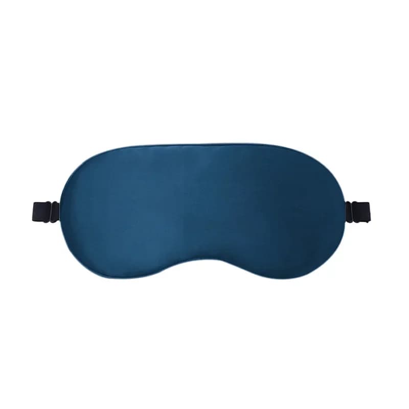 Masque de sommeil en soie douce, 100 % occultant, pression oculaire zéro, bandeau avec sangle réglab