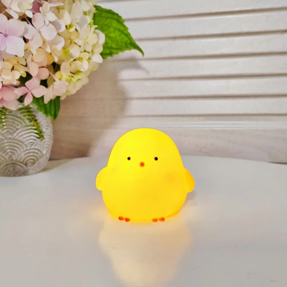 Veilleuse mignonne en forme de dessin animé pour chambre d'enfant, lampe LED en forme de pain grillé