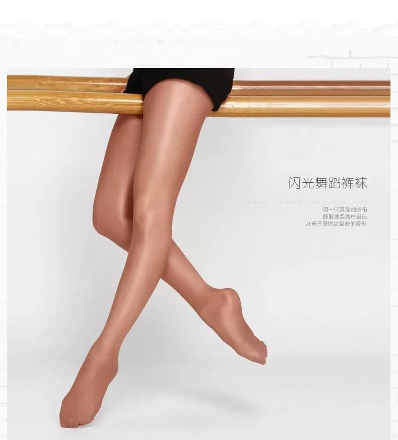 Discothèques printemps été perle brillant réfléchissant Flash chaussettes latines bas collants Anti-