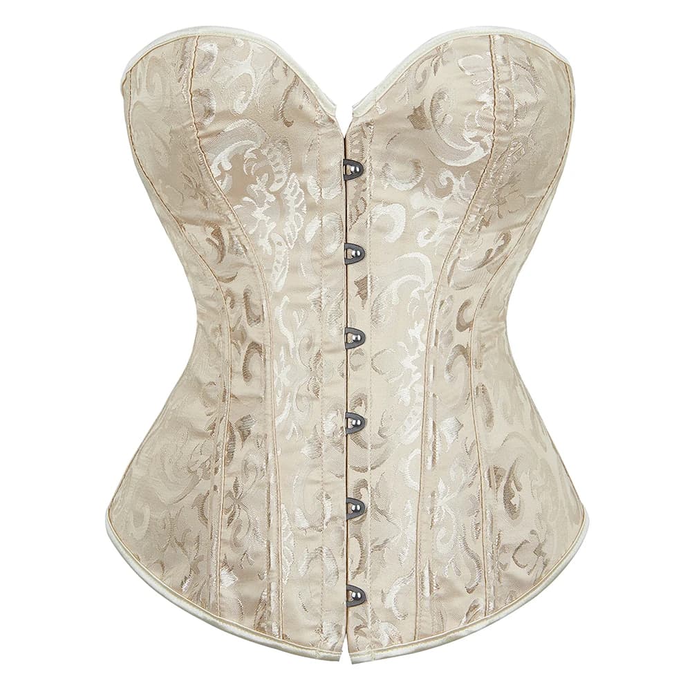 Jacquard Vintage hauts Corset femmes gothique surbuste Bustier à lacets Shapewear minceur taille faç