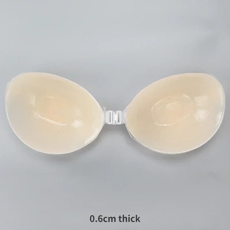 Soutien-gorge Invisible en Silicone, Push Up, Sexy, sans bretelles, adhésif furtif, dos nu, rehausse