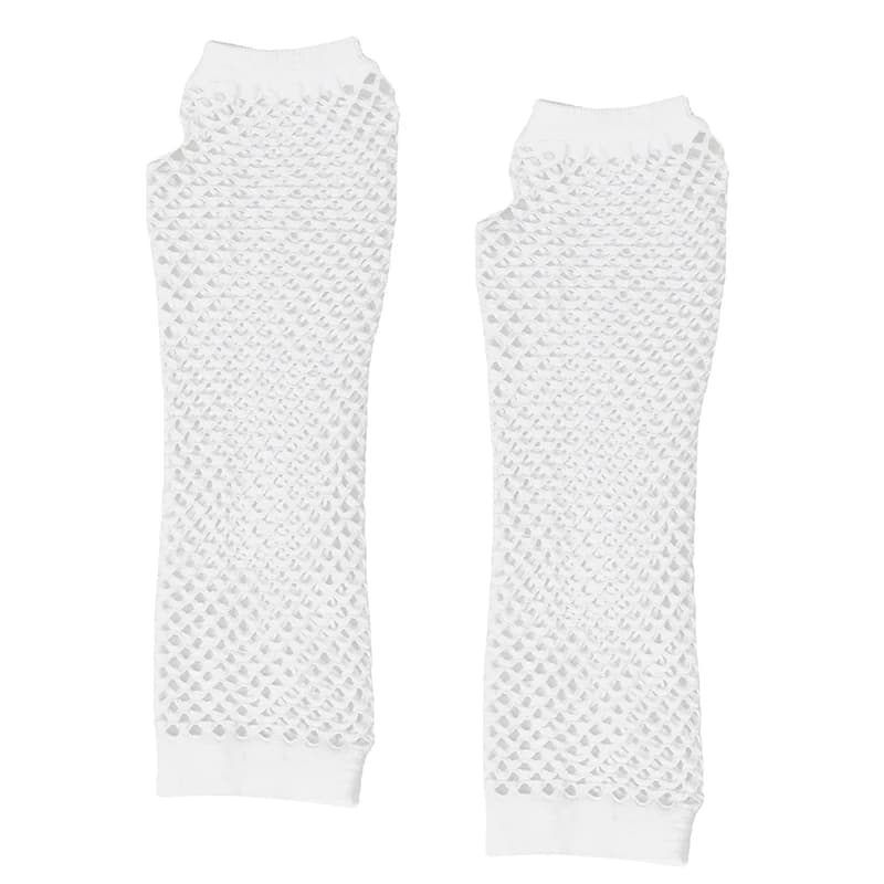 Gants en filet sans doigts pour femmes, gants longs en résille Sexy, gants chauffe-bras pour boîte d