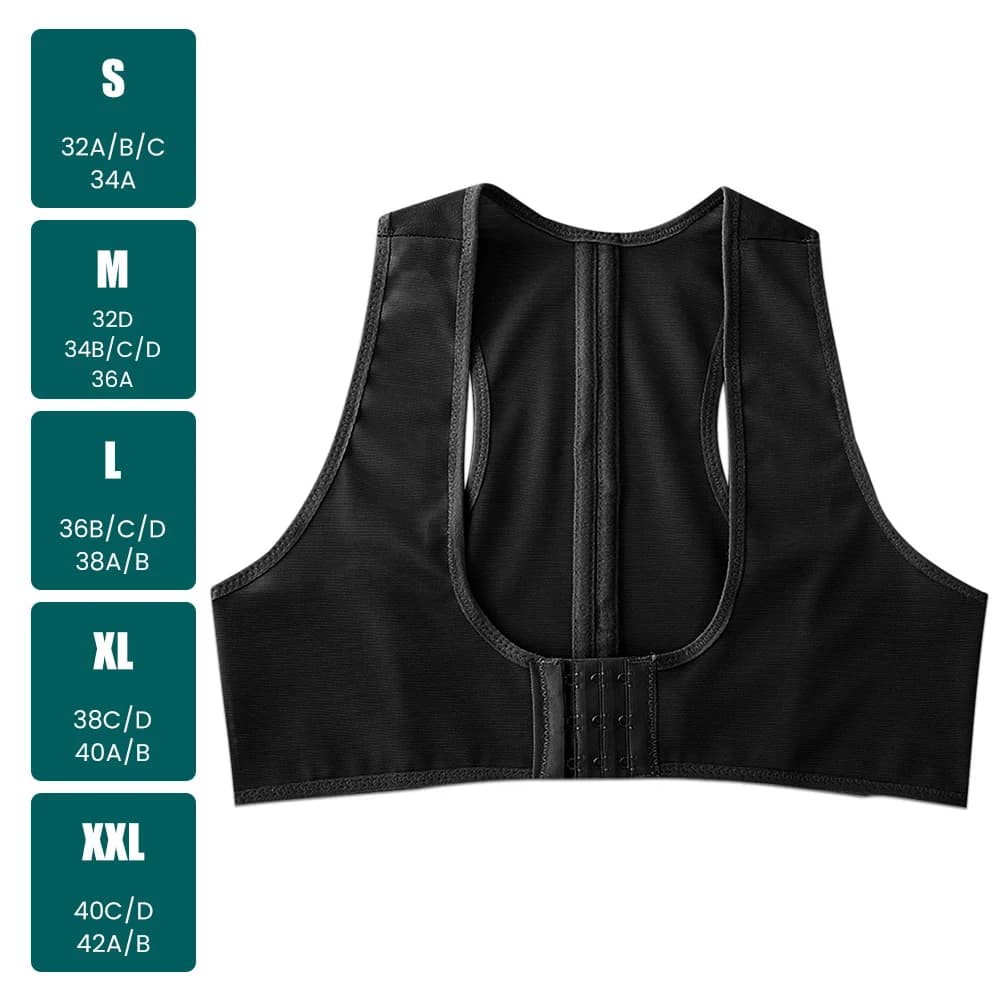 Corset Invisible pour femmes, correcteur de Posture de poitrine, ceinture de soutien du dos et des é