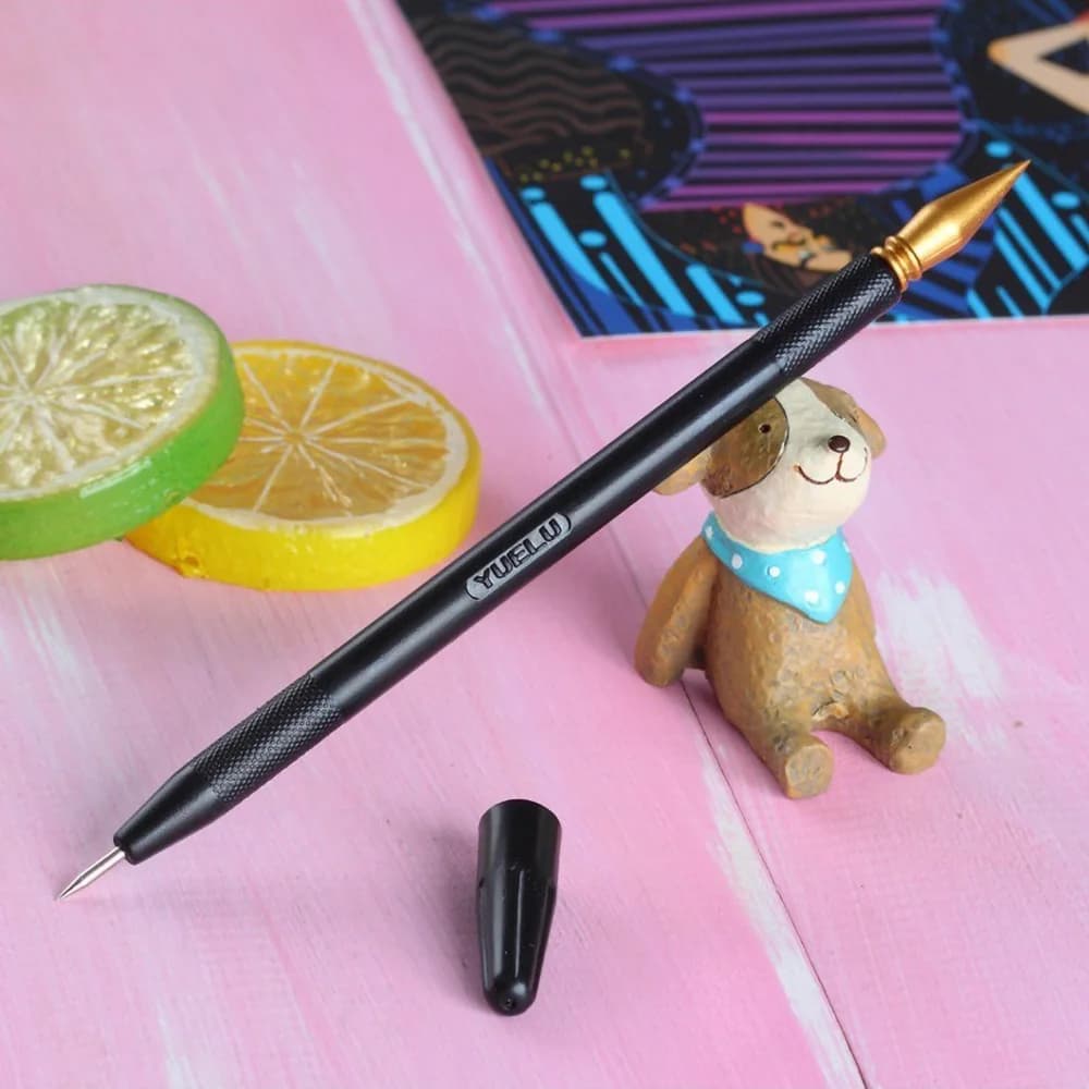 Peinture de scène nocturne à gratter, dessin coloré, série d'attractions du monde pour enfants et ad