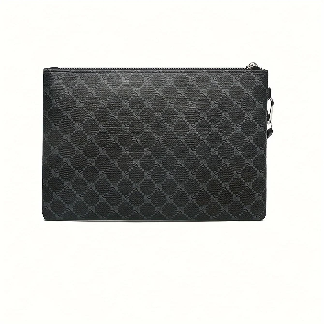 Pochette en Pu pour hommes, grand portefeuille d'affaires, sac de poignet, grand porte-monnaie, sac