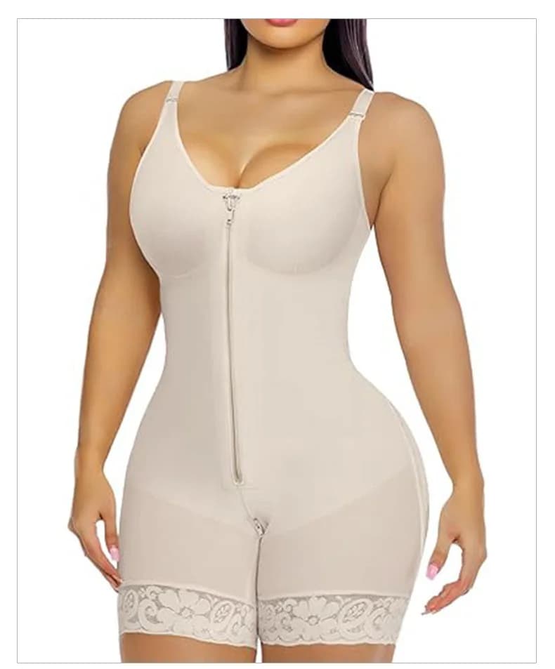 Body sculptant en maille pour femme, effet ventre plat, serre-taille, rehausseur de fesses, respiran