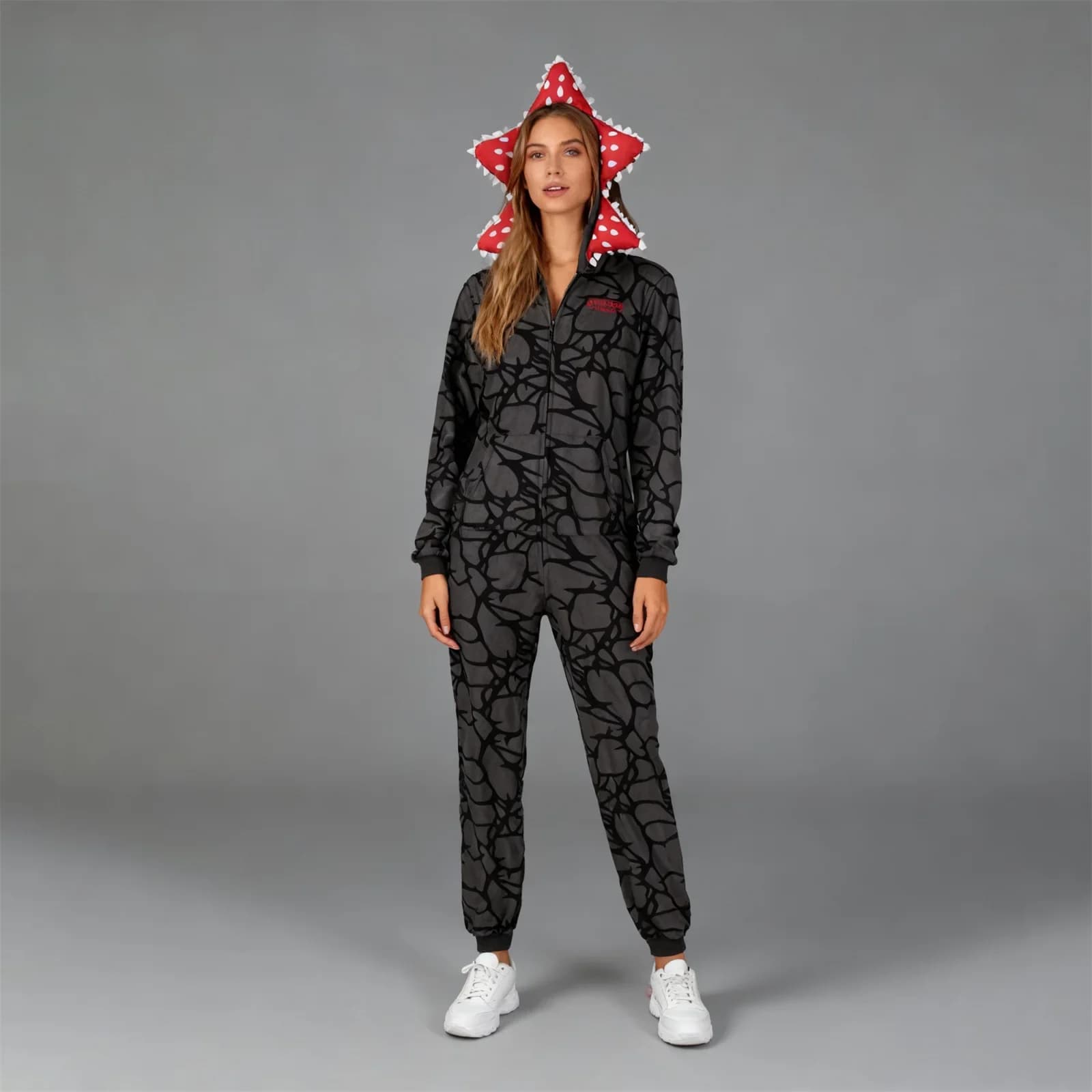 Femmes à la mode confortable Pyjamas hiver Pyjamas épaissir Cannibal fleur Pyjamas adultes Cosplay O
