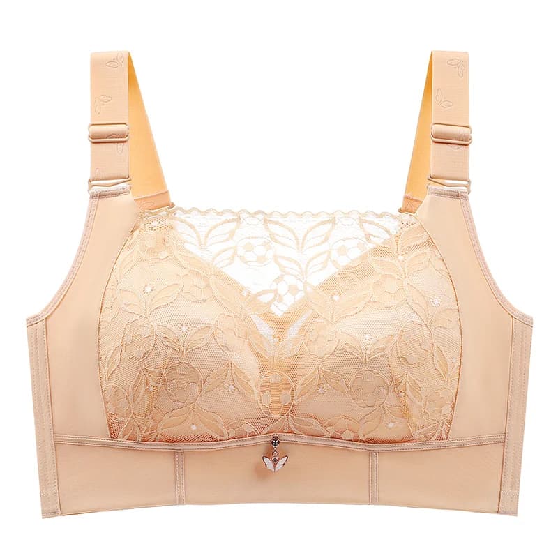 Soutien-gorge à couverture complète sans armatures pour femmes, soutien-gorge en dentelle non rembou