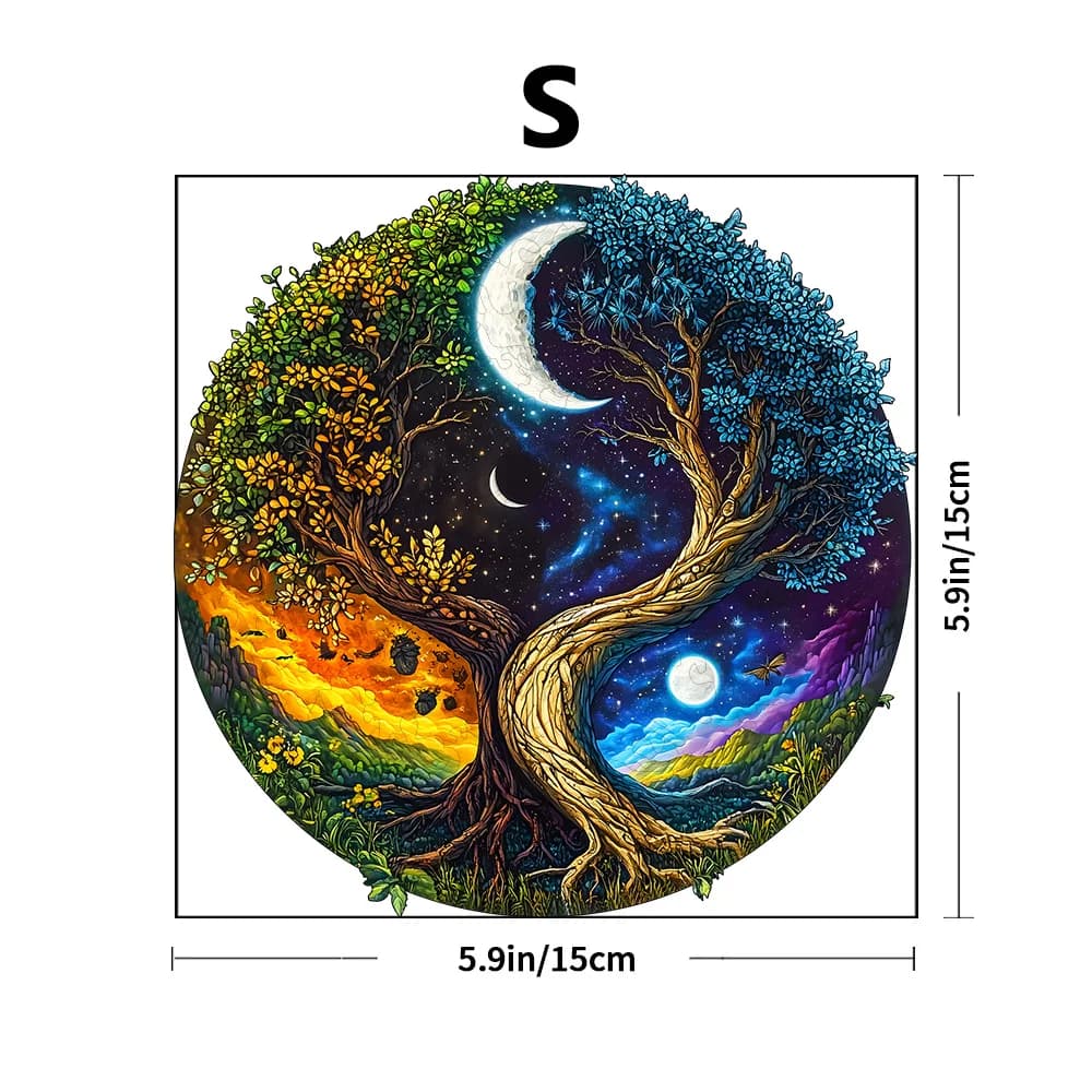 Puzzle en bois arbre de vie, haute difficulté, formation focalisée. Cadeaux parfaits pour les garçon