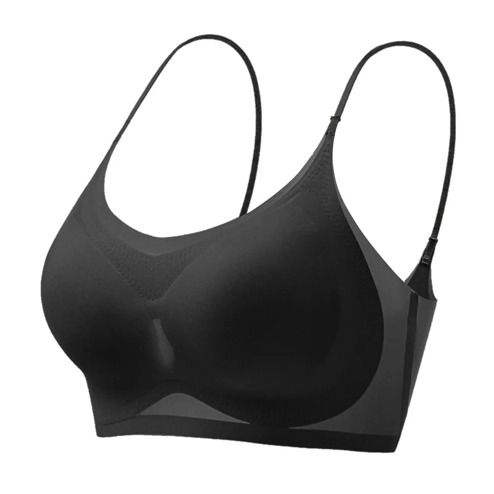 Injbra ultra-mince sans couture pour femmes, soutien-gorge push-up sexy, bralette sans fil, sous-vêt