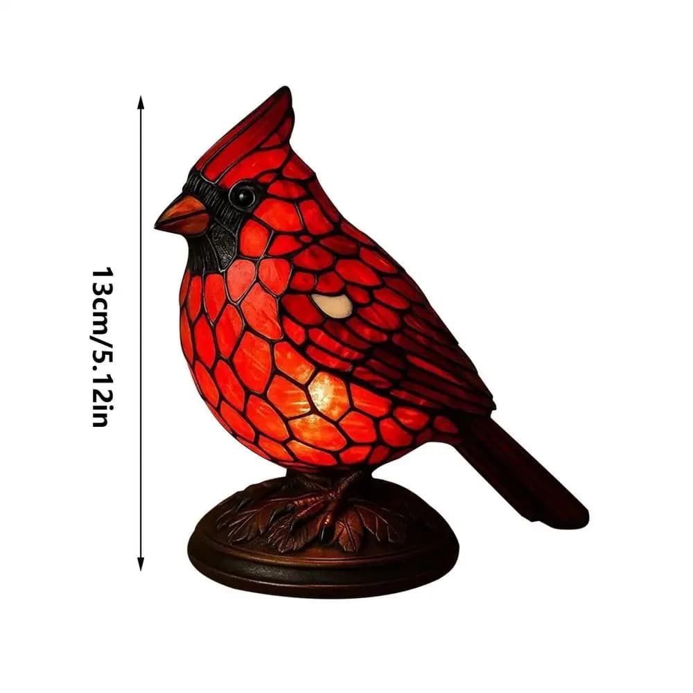 Lampe de Table en forme d'oiseau, jolie veilleuse en résine à piles, décoration de chevet, chambre à