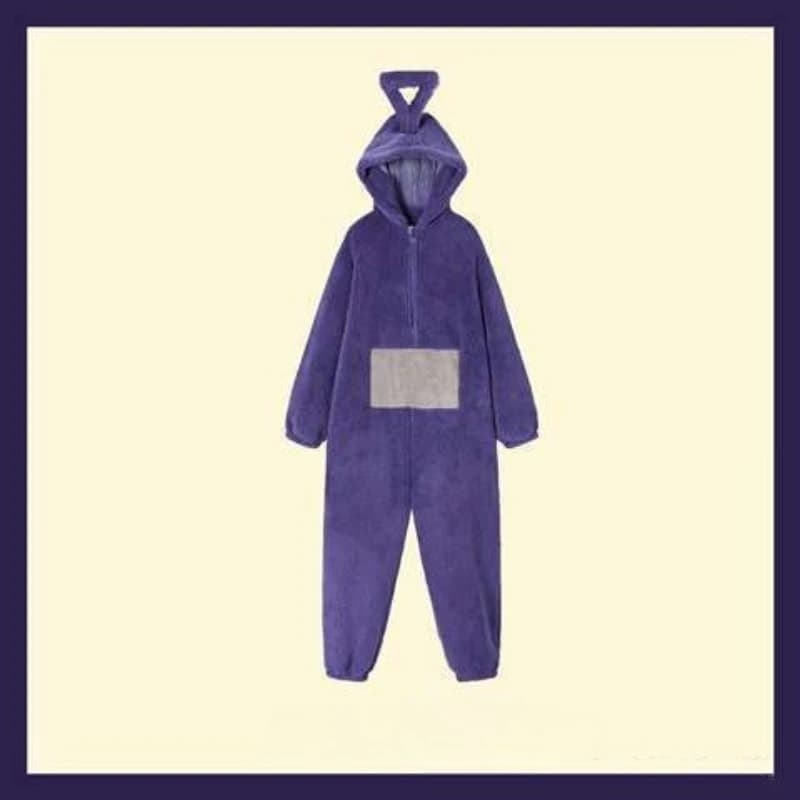 Combinaison de costume Teletubbies pour adulte, mignonne, Tinky Winky Po Laa Laa Dipsy, pyjama de co