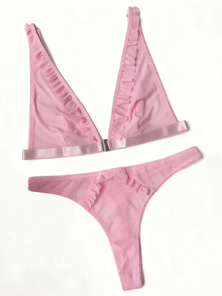 Soutien-gorge Push up froncé en dentelle pour femmes, fermeture frontale, respirant, fin, ajouré, De