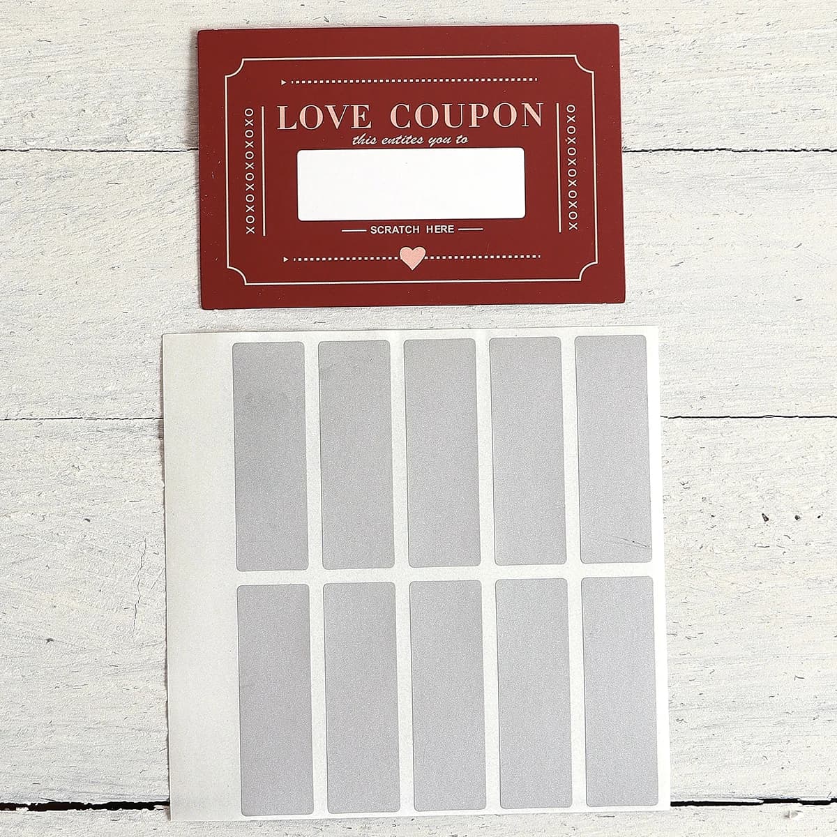 Coupons d'amour à gratter, 10 pièces, Coupons d'amour DIY pour la saint-valentin, cadeaux d'annivers