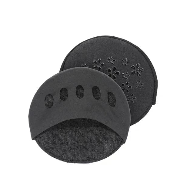 2/4 paires de coussinets d'avant-pied à cinq doigts pour femmes, demi-semelles invisibles pour talon