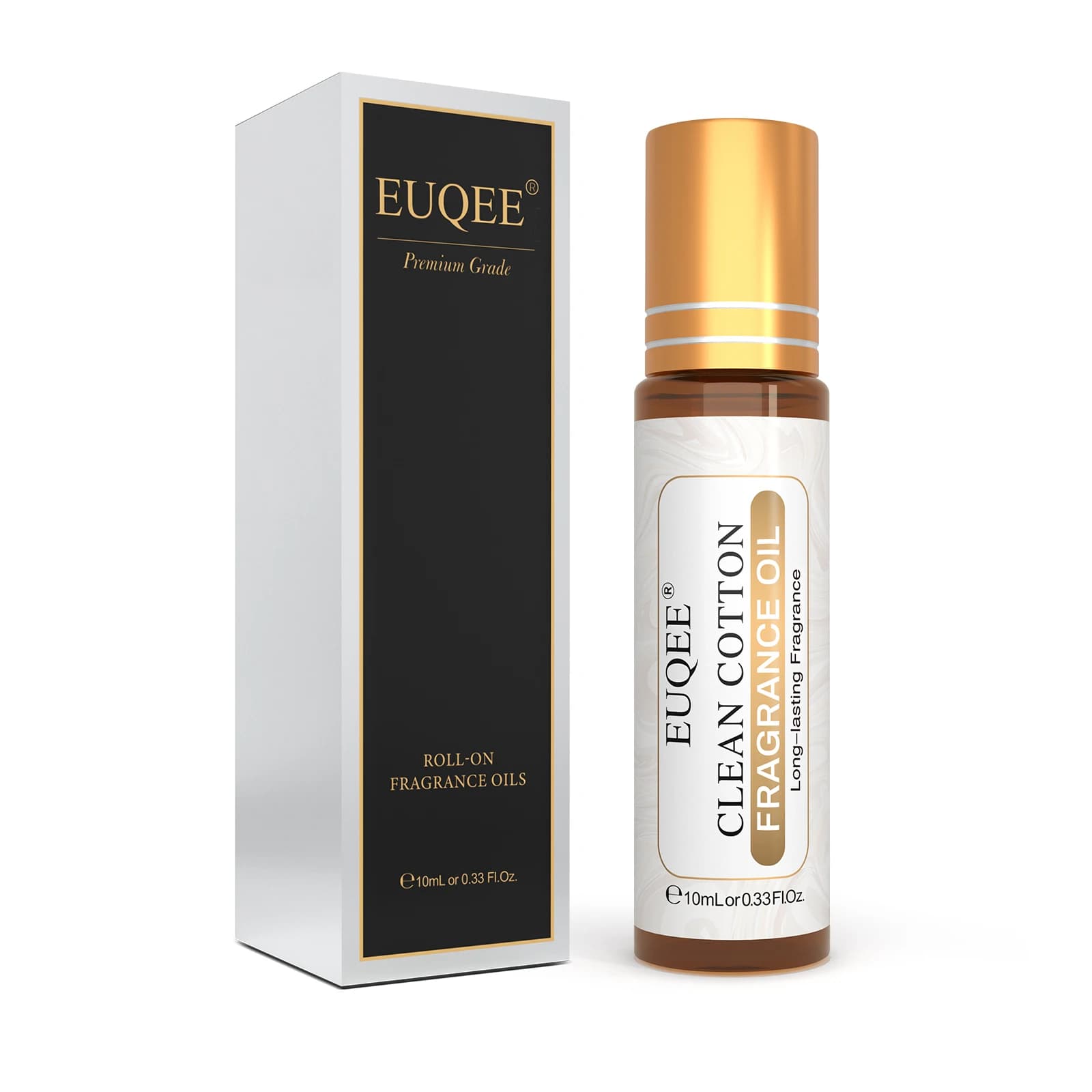 Huile parfumée roll-on EUQEE 10ml, parfum longue durée La Vie Est Belle CHANCE Jadore Coton Fraise M