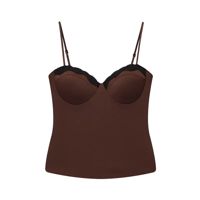 MUJER dentelle haut Corset femme Sexy Camisole haut court femmes sans manches Bustier hauts pour fem