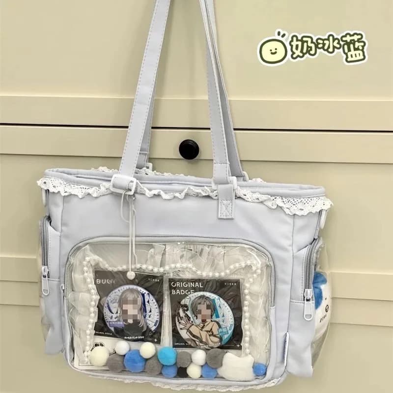 Sac à bandoulière Itabag japonais 2D motif Ballerine Grande Façon, Sac à main pour femme, Cadeau pou
