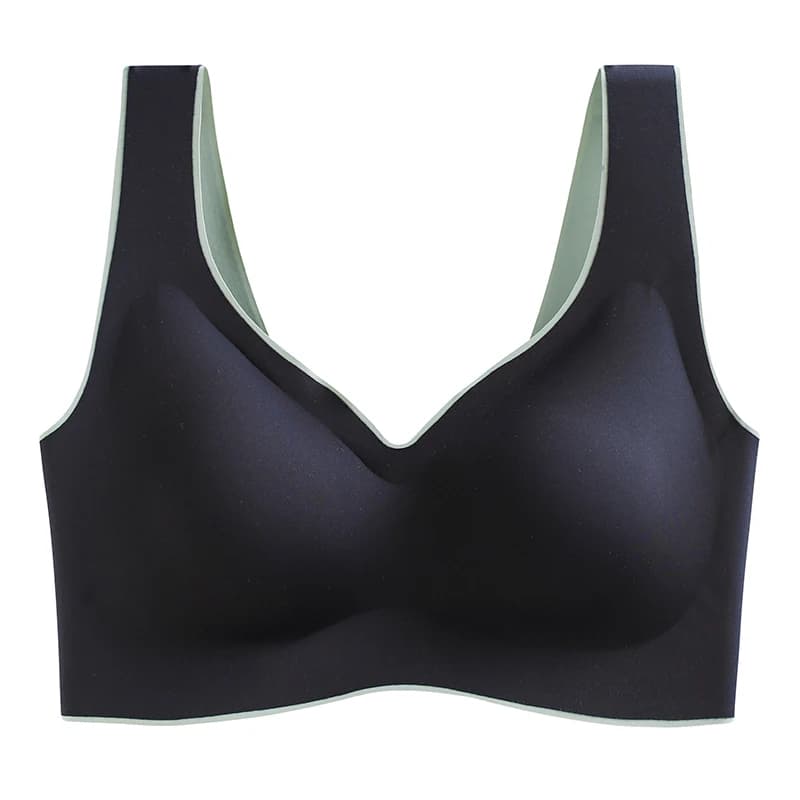 Soutien-gorge en latex confortable sans anneau en acier pour femme, sous-vêtement, sous-vêtement, br