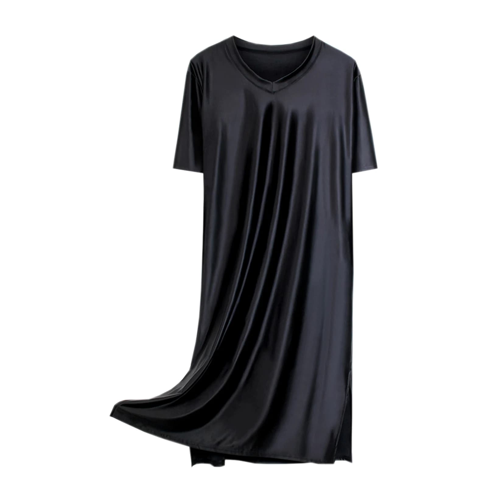 Ummer chemise de nuit femmes Modal coton chemise de nuit à manches courtes chemises de nuit pyjamas 