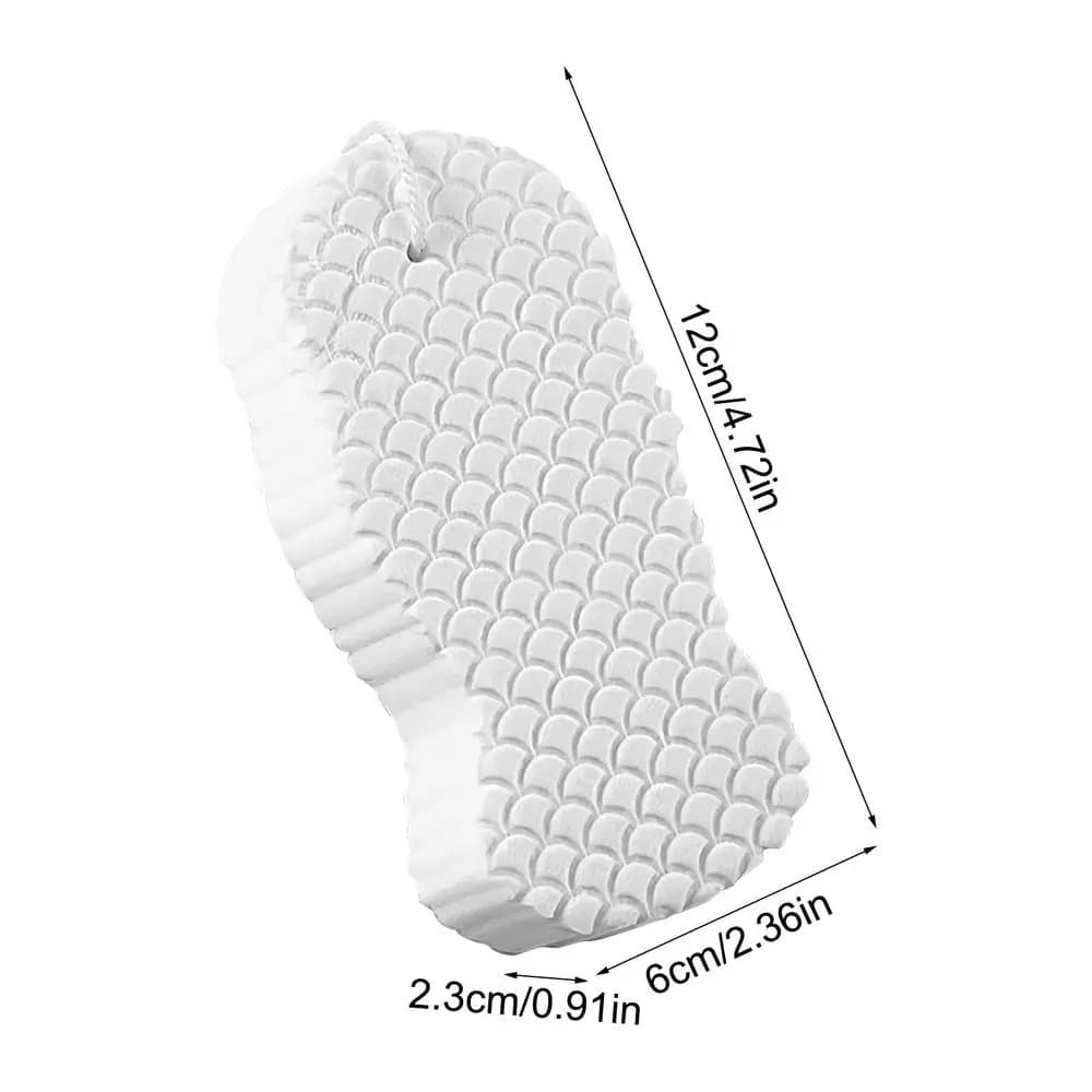 Éponge de bain exfoliante, éponge de gommage corporel, gant de toilette, exfoliant pour la peau, out
