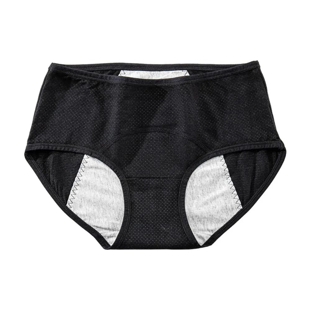 Culottes menstruelles en coton taille moyenne, 3 couches, imperméables, physiologiques, antibactérie