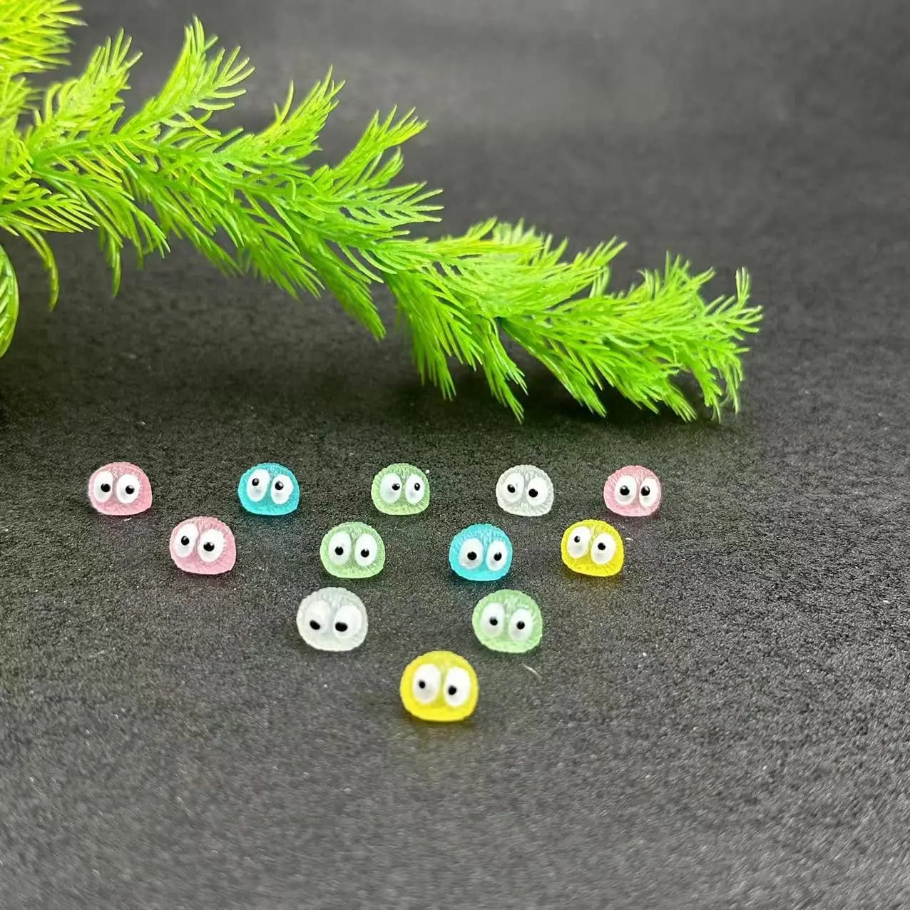 Mini Briquettes lumineuses elfes dans la nuit, 20 pièces, Figurines d'animaux, paysage, maison de po
