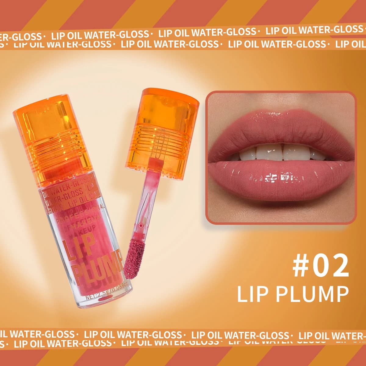 JUJU DREAM Lip Gloss (Multi-Tombes) - Huile pour les lèvres brillant à l'eau, hydratante et repulpan
