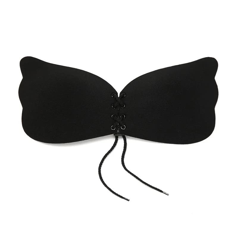 Bande de soutien-gorge en silicone réglable, soutien-gorge push-up, respirant, adhésif, coussretours