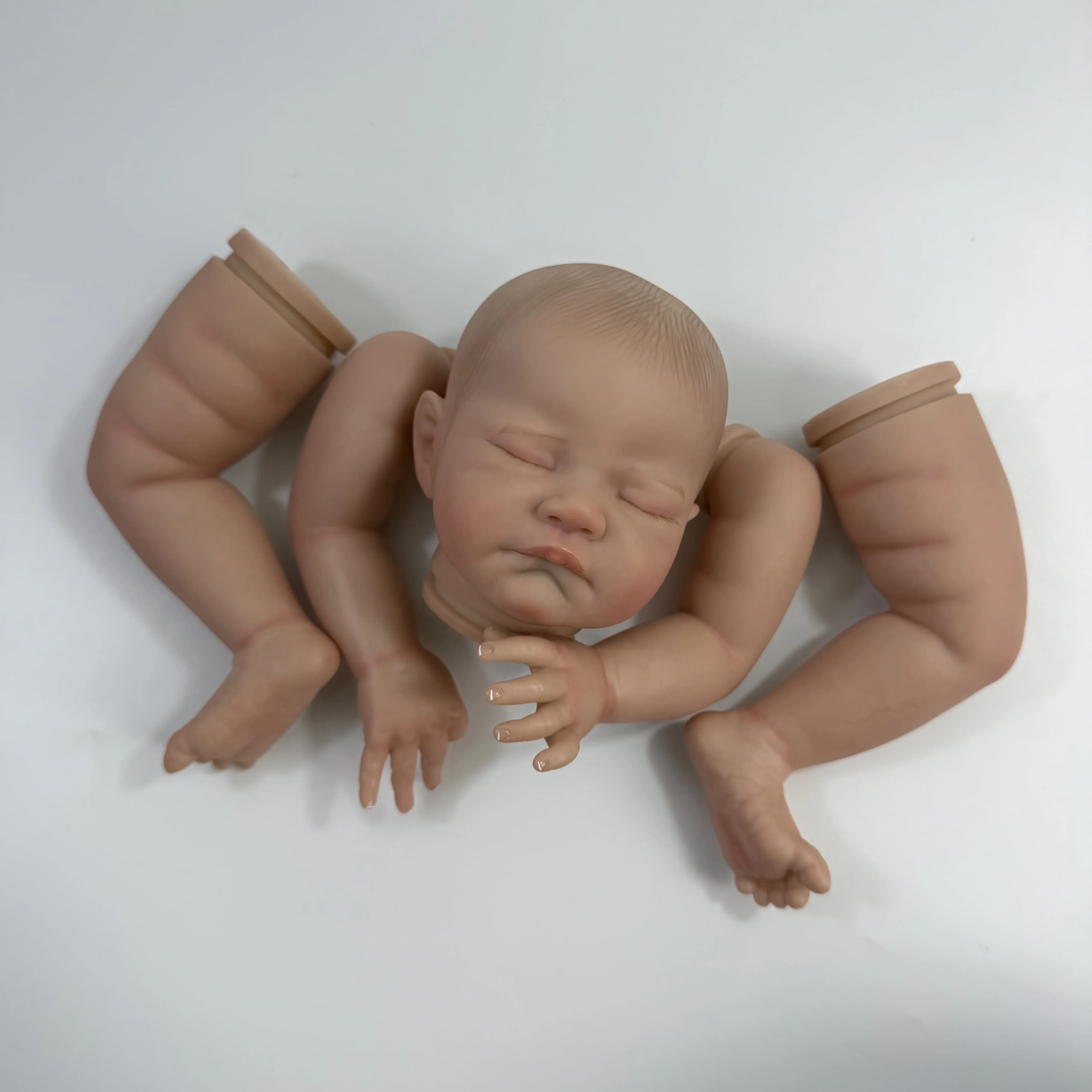 MRB 20 pouces déjà peint vinyle Reborn poupée pièces août dormir bébé 3D peinture peau veines visibl