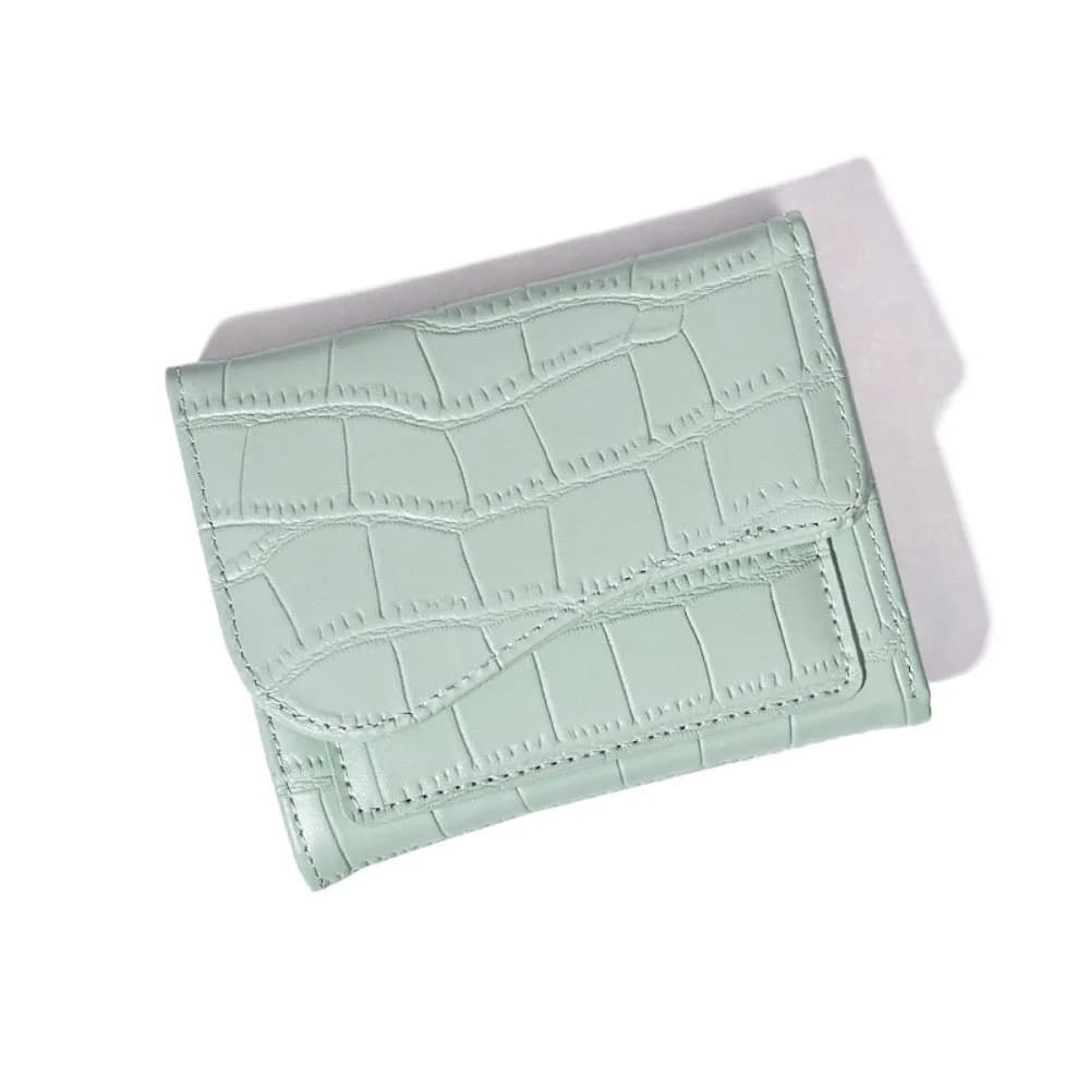 Mini portefeuille en cuir PU pour femme, sac à main court pour étudiant, solide, léger, mode, plusie
