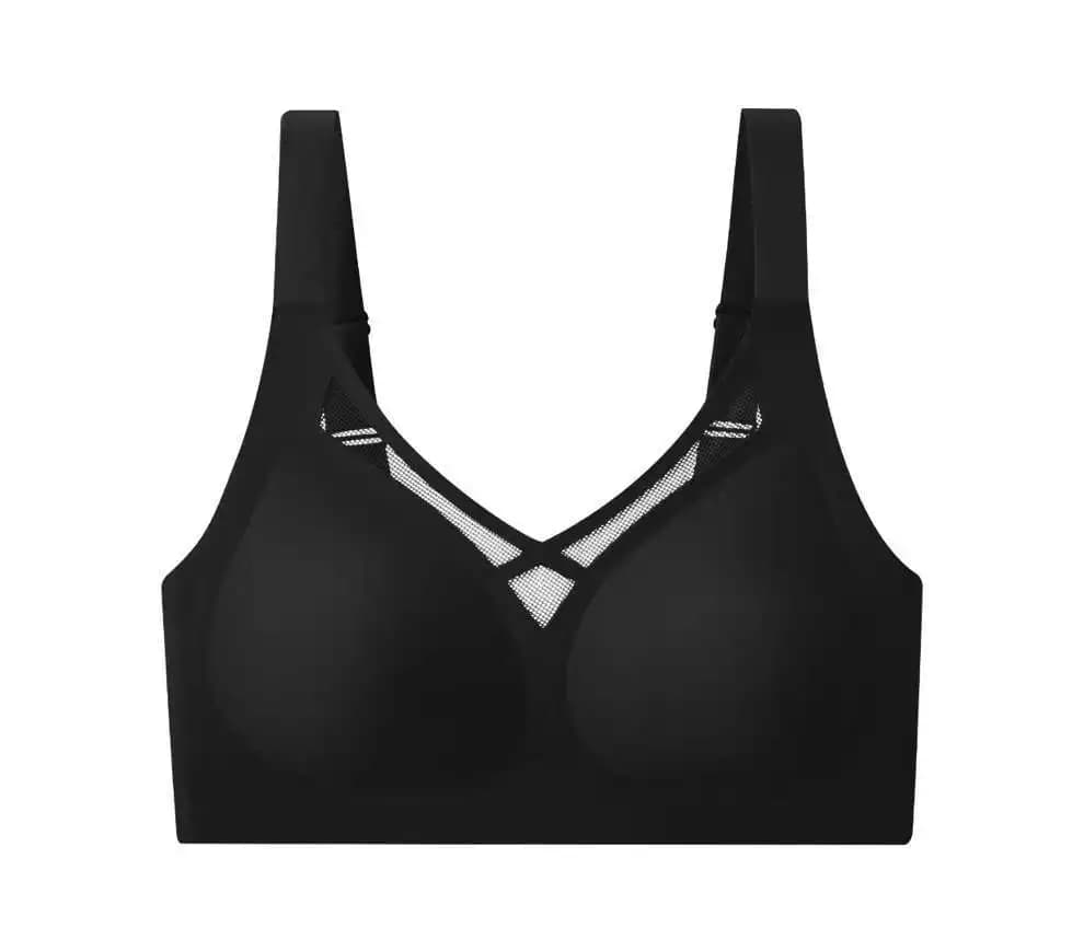 Soutien-gorge minimisateur grande taille pour femme, anti-affaissement, avec support en gel, sans ar