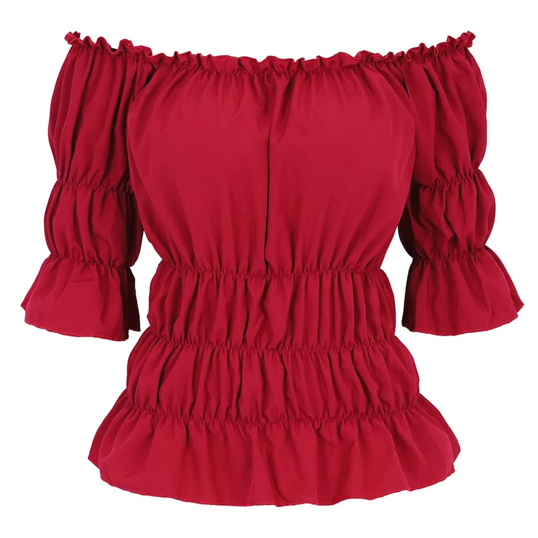 Chemisier Renaissance Médiévale pour Femme, Sexy, Off Initiated, Slim Fit, Steampunk Cosplay, Chemis