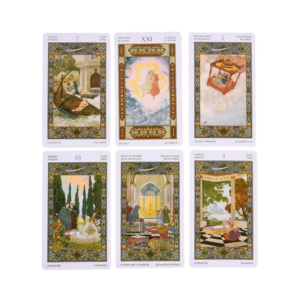 Jeu de tarot périphérique oracle des mille et une nuits, carte d'orientation, destin, Deck de fête, 