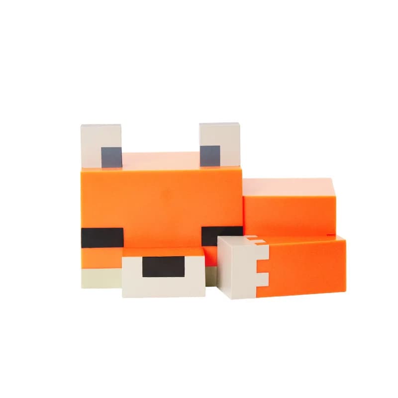 Lampe de nuit MC Game Cute Fox, lumière orange douce, décoration et lampe de bureau sous licence off