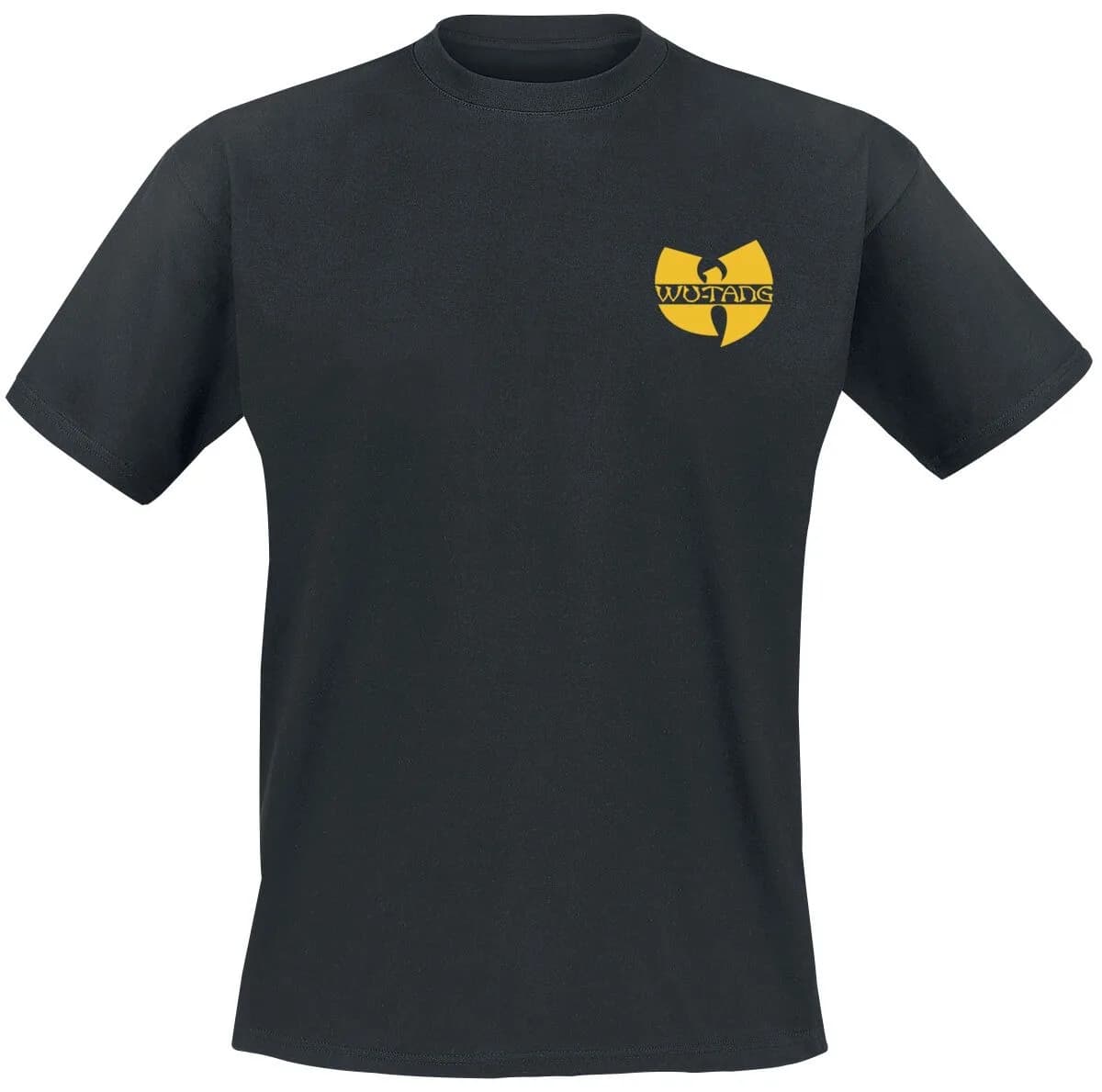 T-shirt en coton à motif minimaliste vintage Wu-Tang Clan, style rap de la côte est, unisexe, noir, 