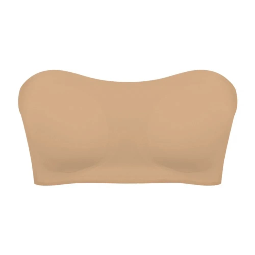 Soutien-gorge bandeau sans bretelles à boucle latérale, design tendance, confortable, push-up et de 