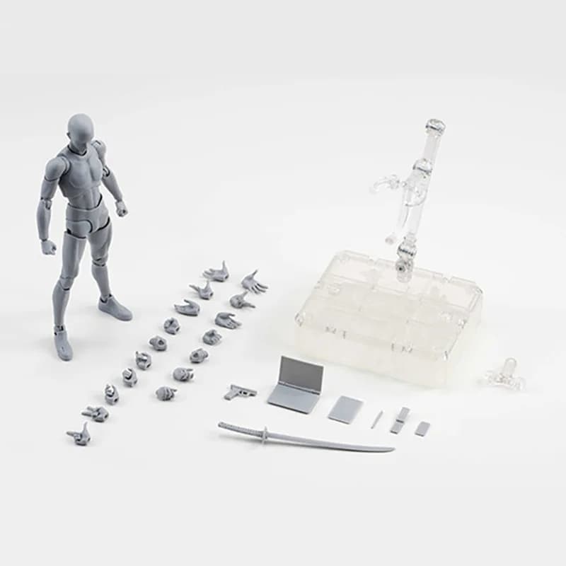 Croquis dessiner figurines mâle femelle corps mobile Kun corps Chan douleur articulaire Anime Figure