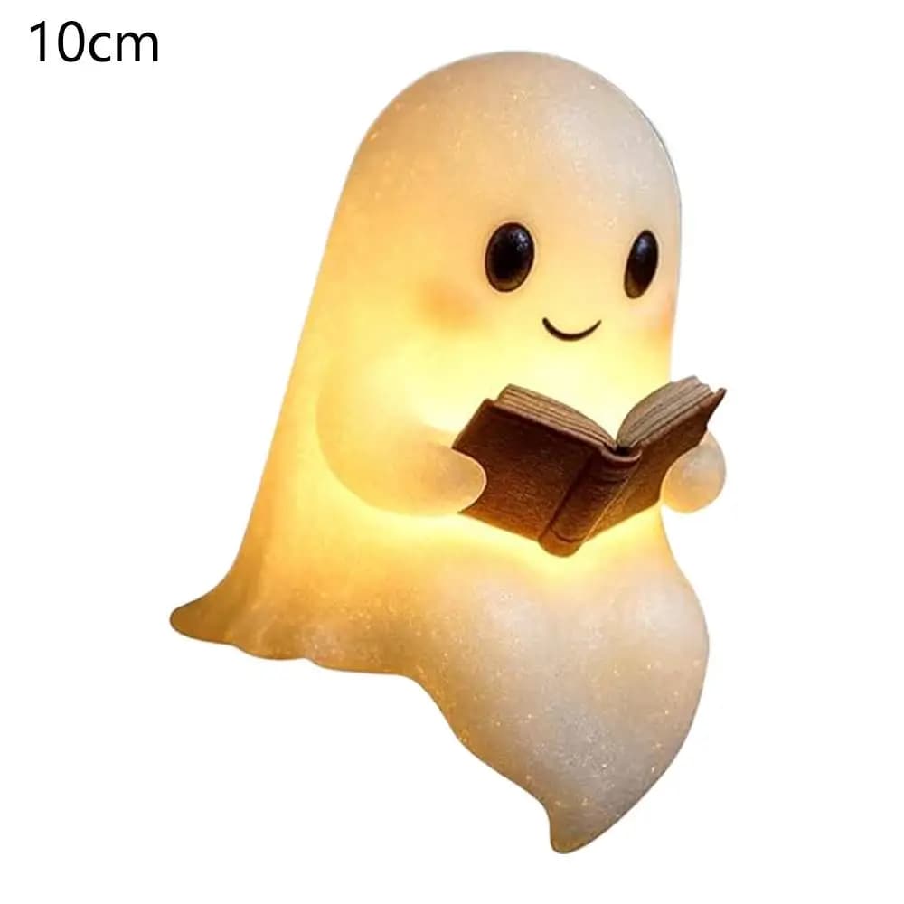 Nouveau mignon fantôme lampe de lecture Adorable fantôme veilleuse pour la décoration de noël livre
